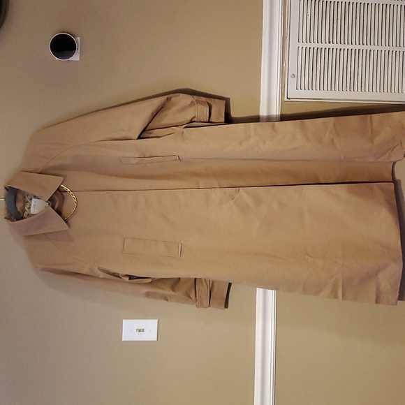Sandro Paris Trench Coat With Removable Chain Size S NWT'S - Picture 4 of 15